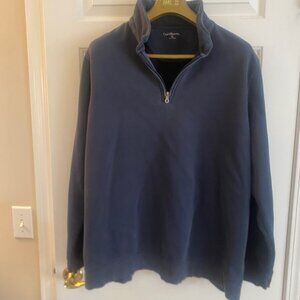 Croft & Barrow - Size XL - Men's 1/4 Zip-Up Sweater Pullover in Blue.